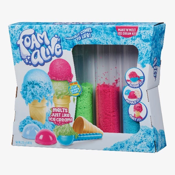 Foam Alive Make N Melt Ice Cream Kit