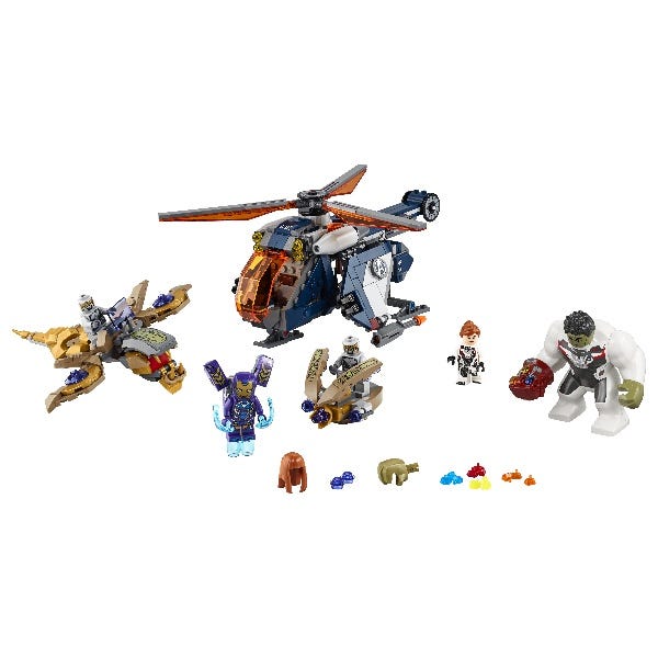 LEGO Marvel Avengers Hulk Helicopter Rescue Set 76144