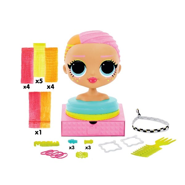 L.O.L. Surprise O.M.G. Styling Head Neonlicious