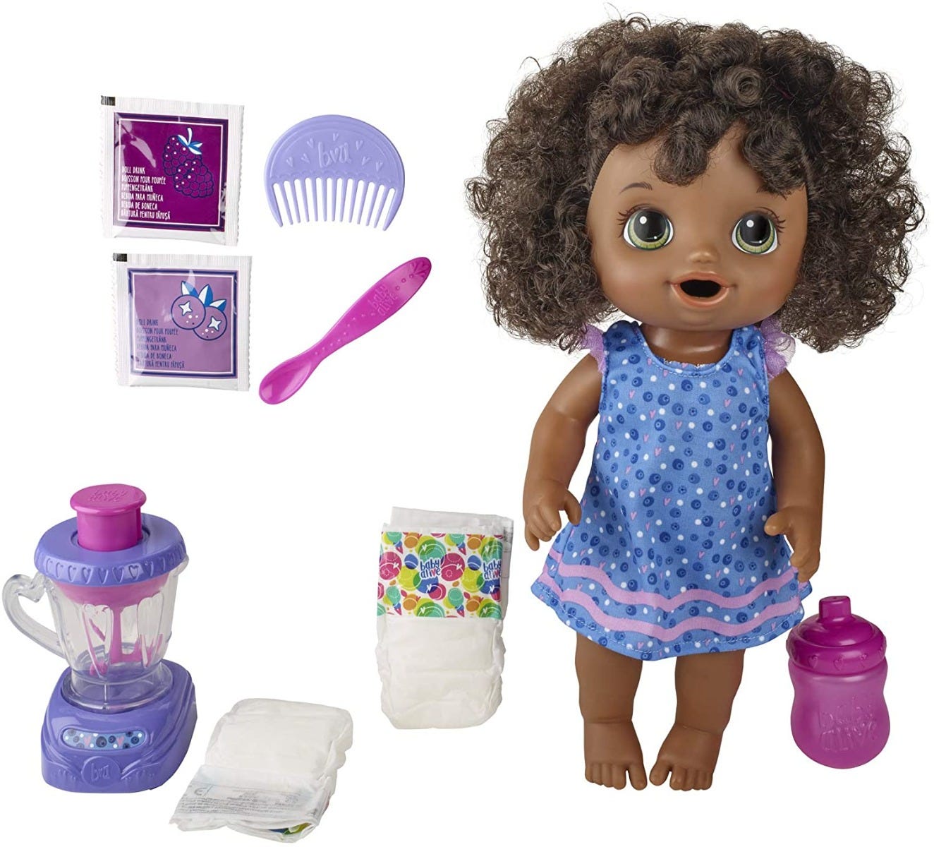 Baby Alive Magical Mixer Baby Doll Blueberry Blast