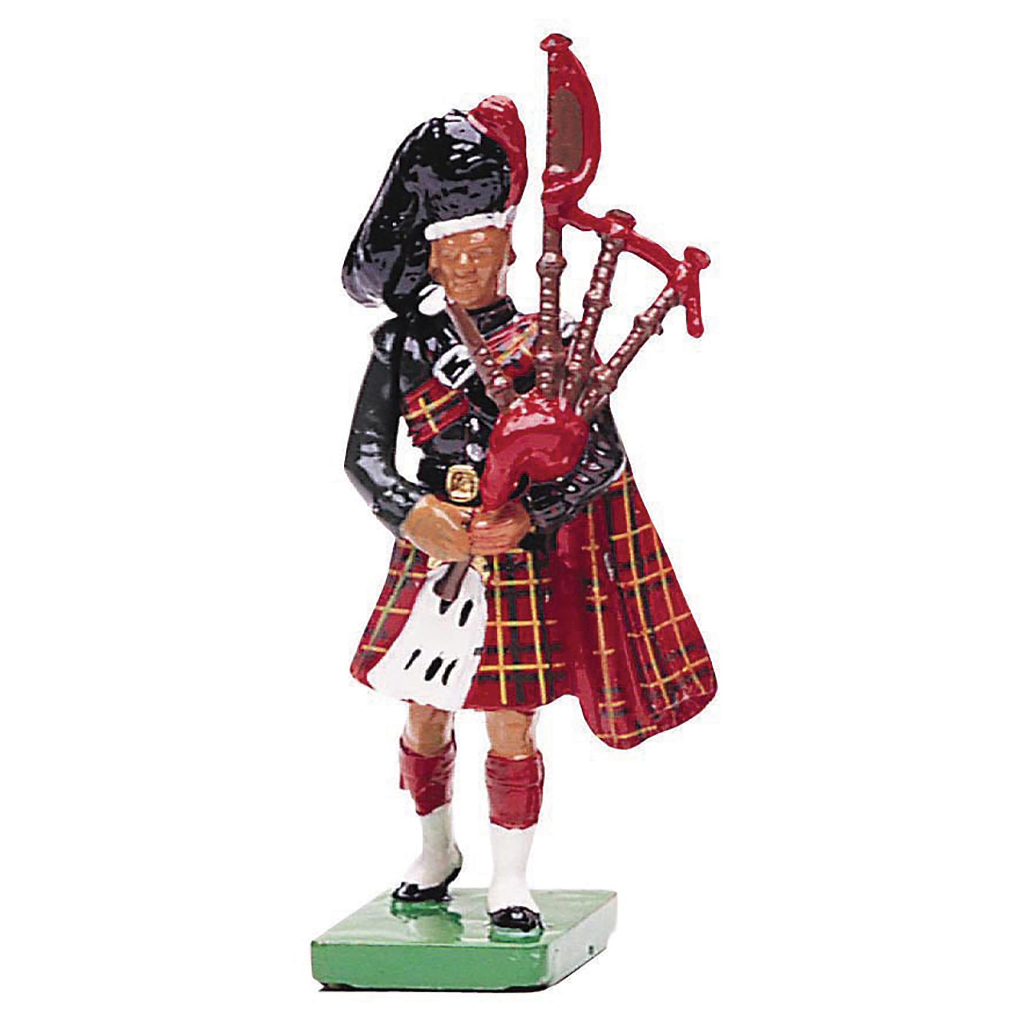 W Britain Ceremonial Blackwatch Piper Figure