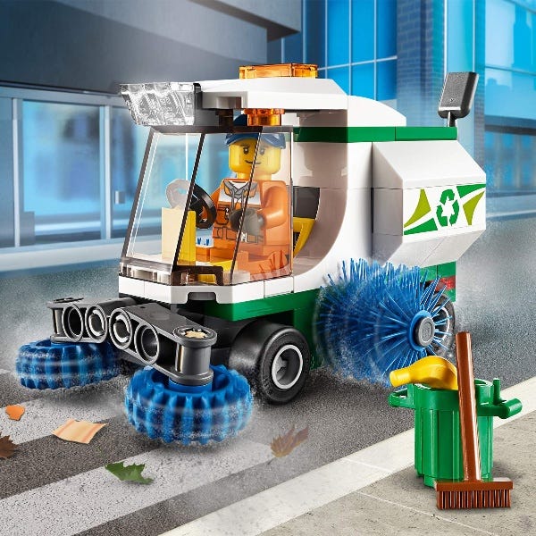 Lego city street cleaner best sale