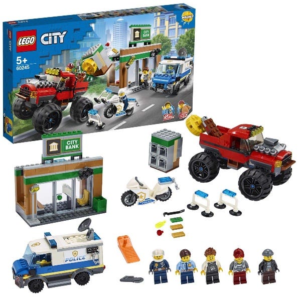 LEGO� City Police Monster Truck Heist Building Set 60245