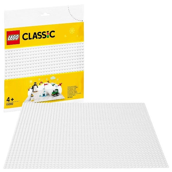 LEGO® Classic Baseplate White 11010