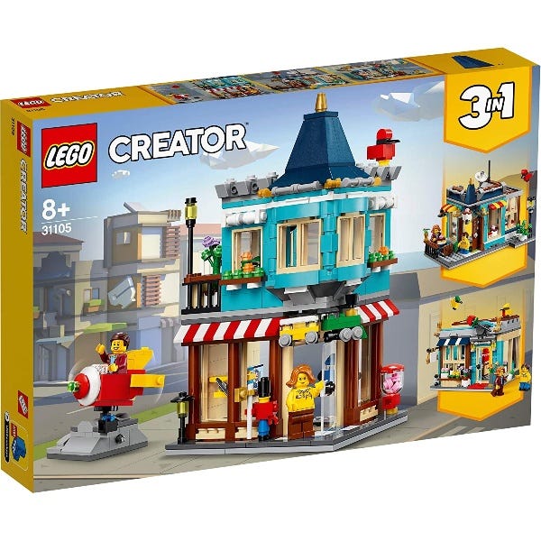 LEGO Creator 3in1 Townhouse Toy Store Construction Set 31105