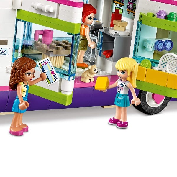 LEGO Friends Friendship Bus Toy with Swim Pool 41395