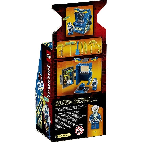 Lego ninjago arcade pods jay 2025
