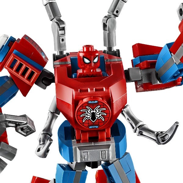 LEGO Marvel Spider Man Mech Building Toy Action Figure 76146
