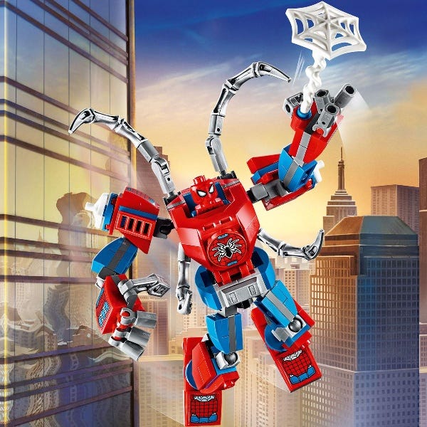LEGO Marvel Spider Man Mech Building Toy Action Figure 76146