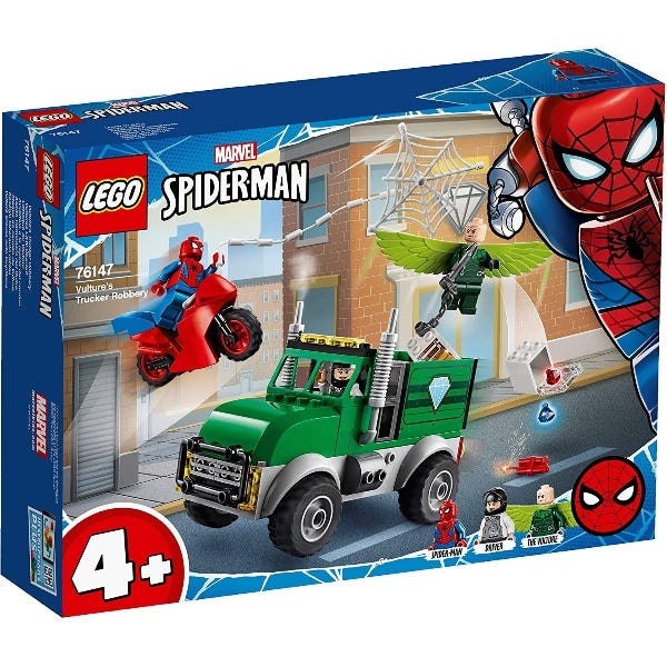 Lego spiderman truck 2025