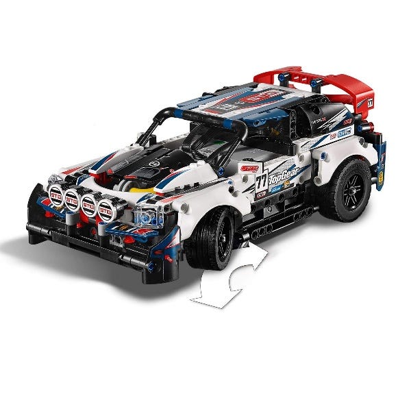 Lego technic control rally car 2025