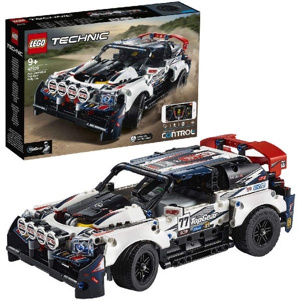 LEGO Technic App Controlled Top Gear Rally Car RC Toy 42109