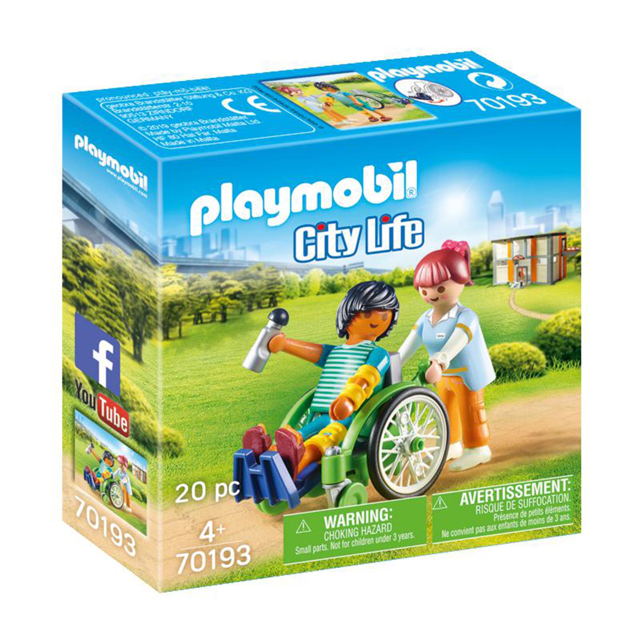 Playmobil 70193 City Life Patient in Wheelchair