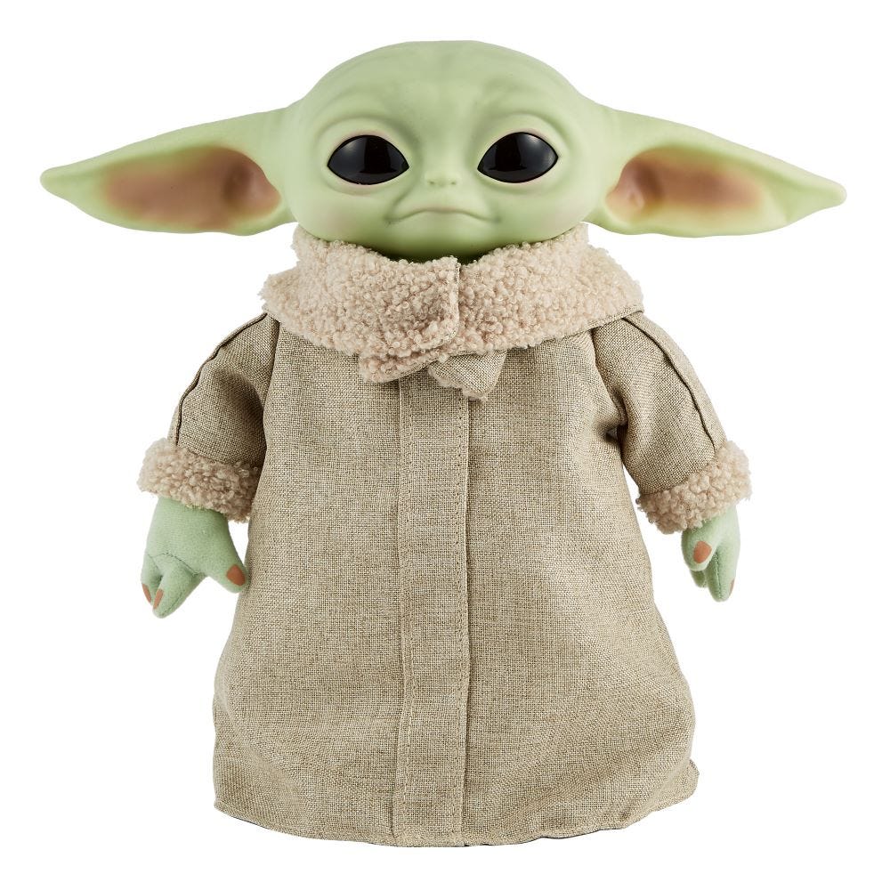 Yoda soft toy outlet