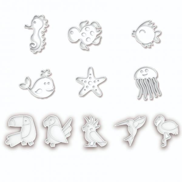 Aquamagic Moulds 11 Pcs