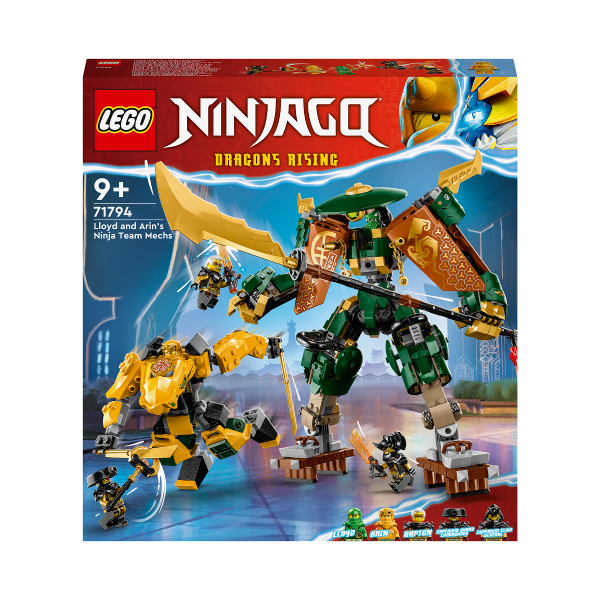 LEGO 71794 Ninjago Lloyd and Arin s Ninja Team Mechs Set