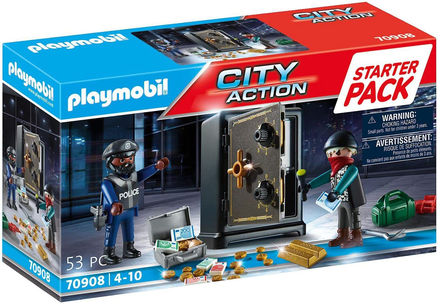 Playmobil 70908 City Action Bank Robbery Starter Pack