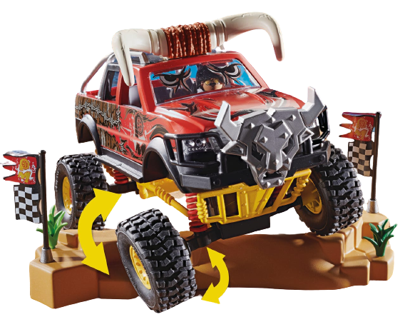 Playmobil 70549 Stunt Show Bull Monster Truck