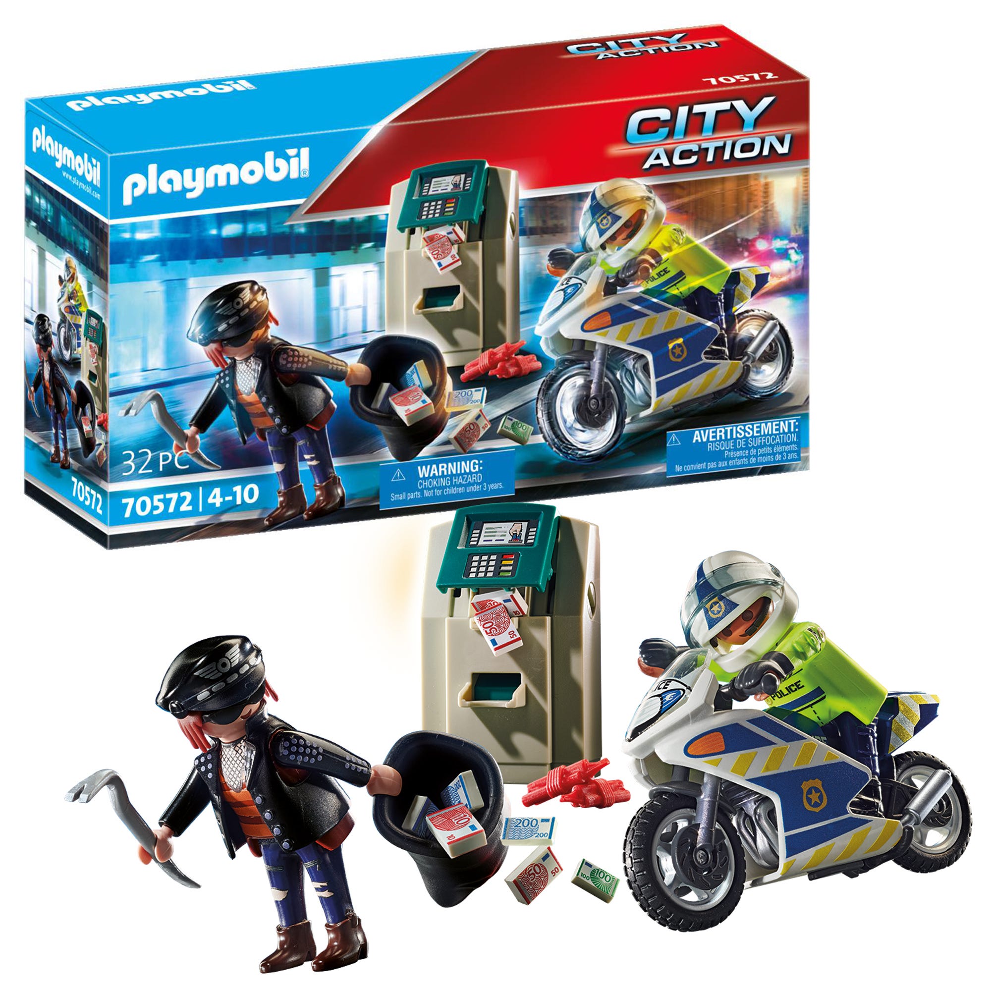 Playmobil 70572 City Action Police Bank Robber Chase
