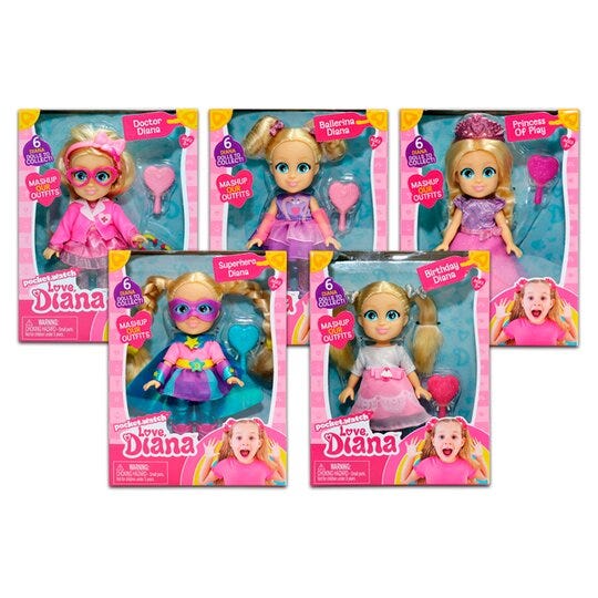 Diana and toys online