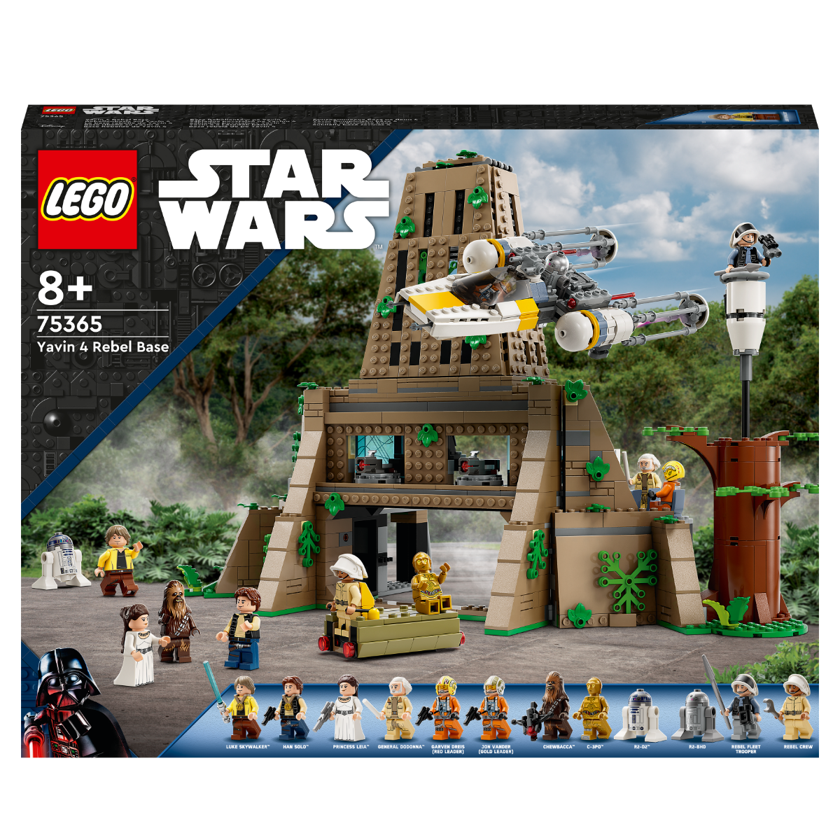 LEGO 75365 Star Wars Yavin 4 Rebel Base Set With Minifigures