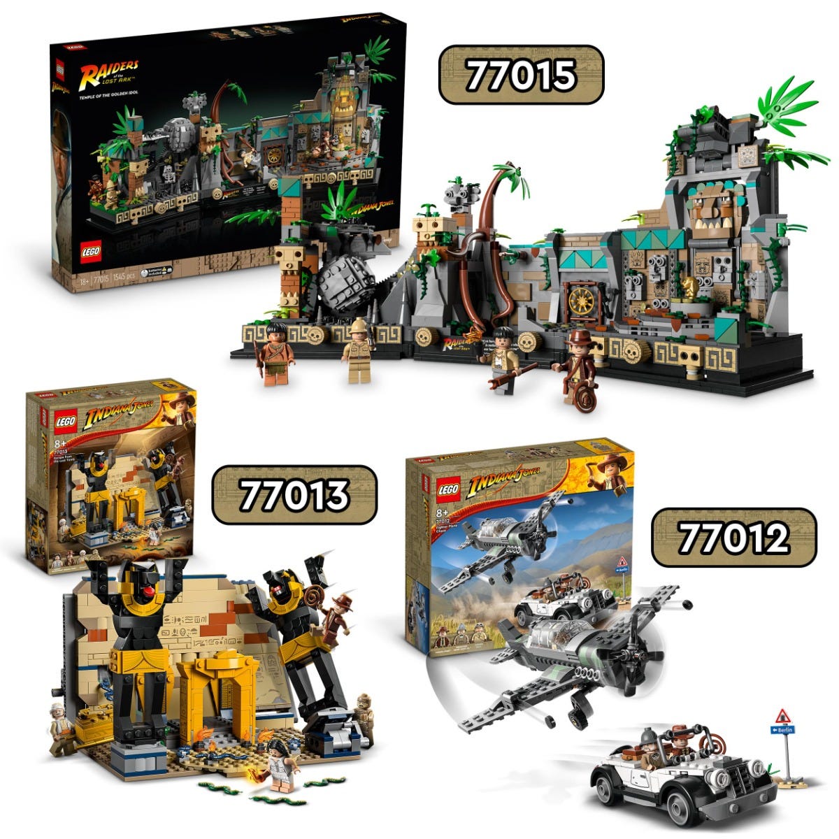 LEGO 77015 Indiana Jones Temple of the Golden Idol Set