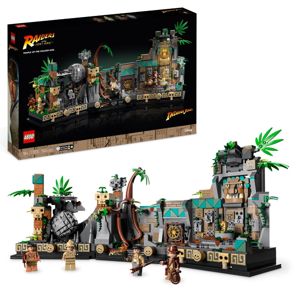 LEGO 77015 Indiana Jones Temple of the Golden Idol Set