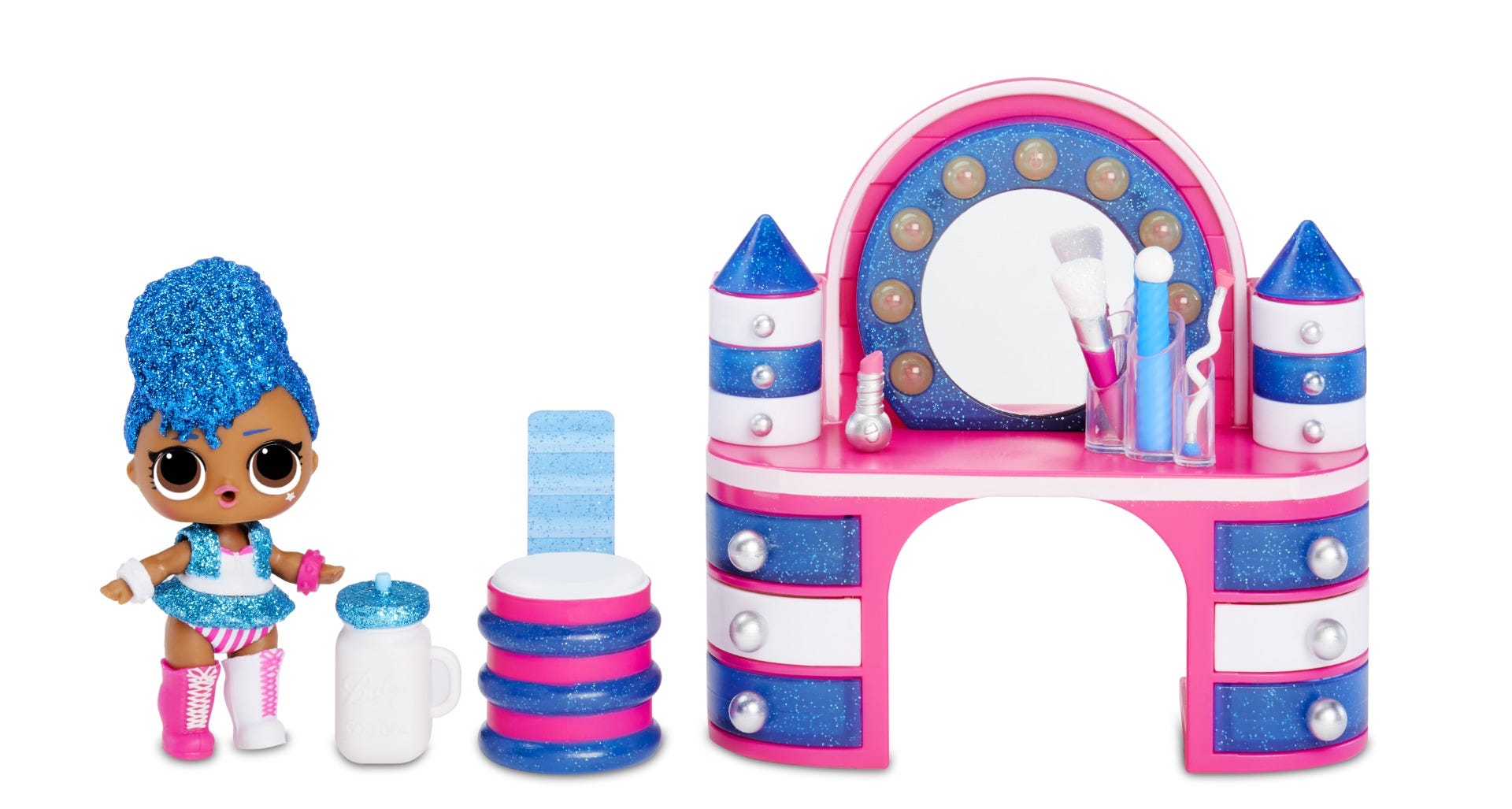 L.O.L. Surprise Furniture with Doll 10 Surprises