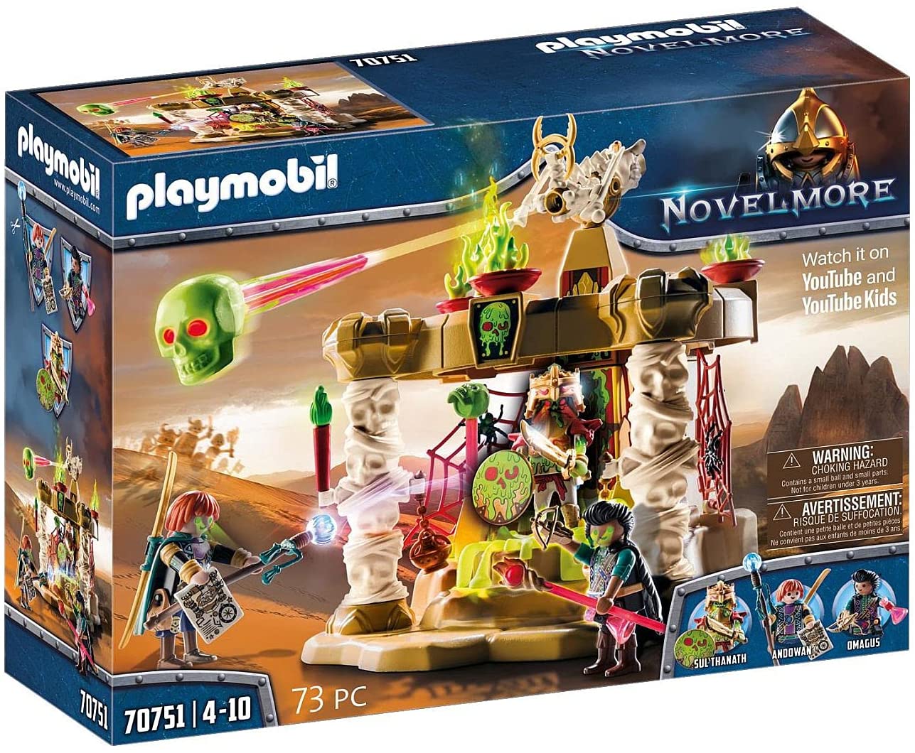 Playmobil 70751 Novelmore Sal'ahari Sands - Skeleton Army Temple