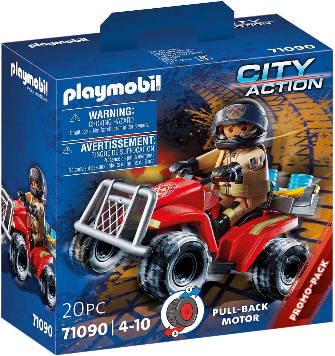 Playmobil 71090 City Action Fire Quad