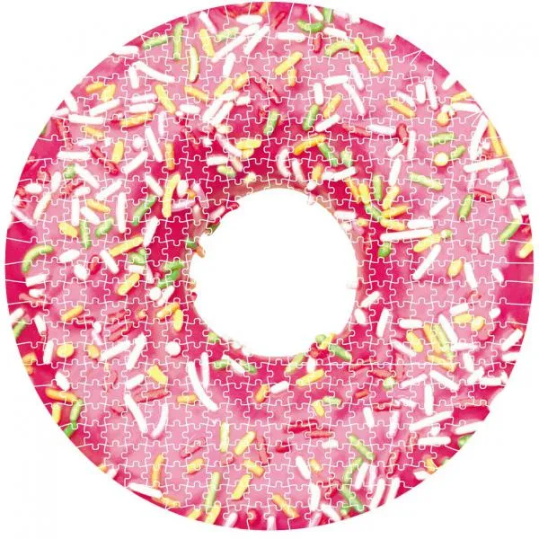 Supersized Doughnut 300 Pc Puzzle - Strawberry