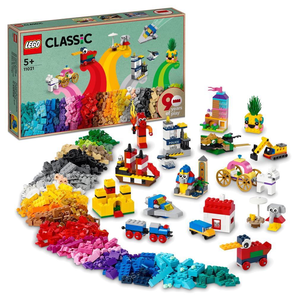 LEGO® 11021 Classic 90 Years Of Play Bricks Iconic Models Set