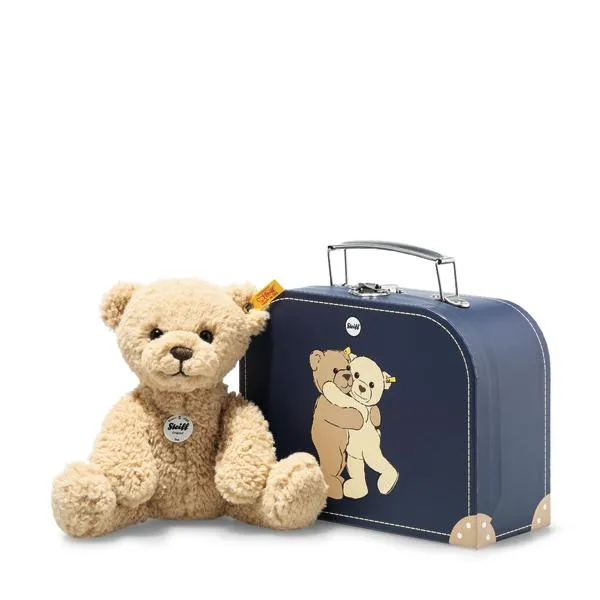 Ben Teddy Bear in Suitcase 21Cm