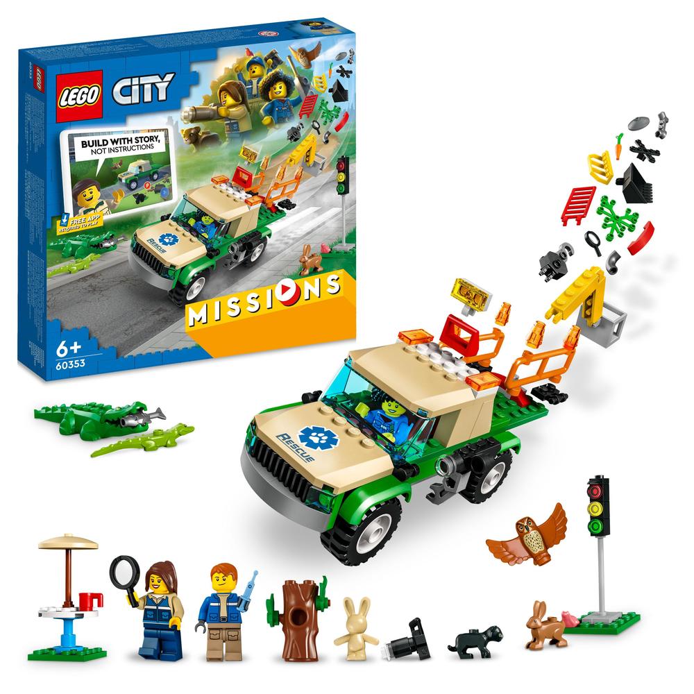LEGO® 60353 City Wild Animal Rescue Missions Interactive Set