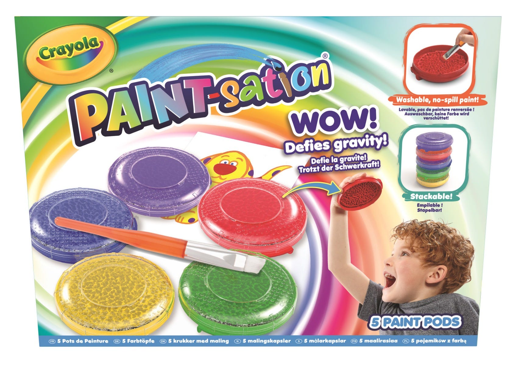 Crayola Paint-Sation 5 Paint Pods 6S