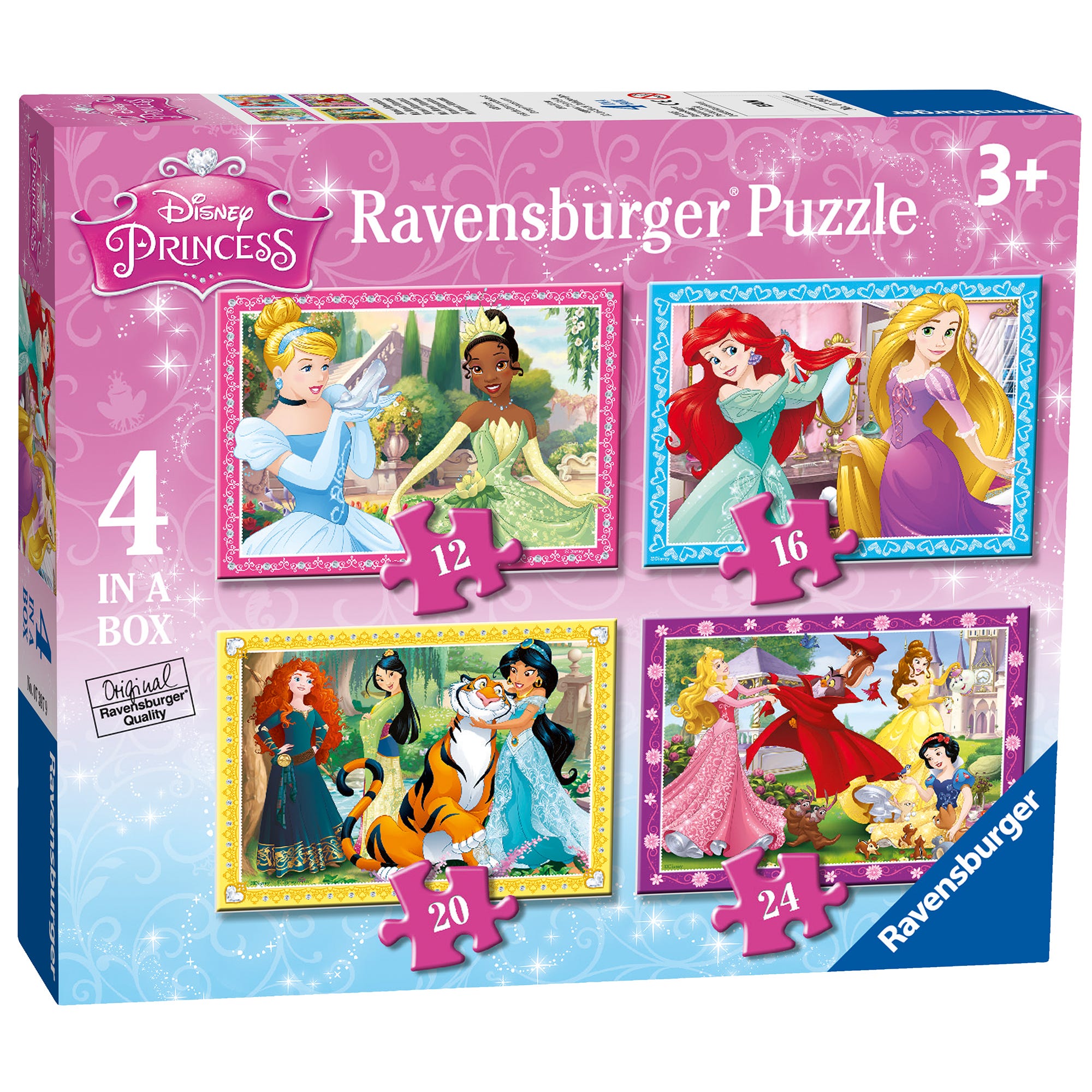 Ravensburger Disney Princess 4-In-A-Box Puzzles