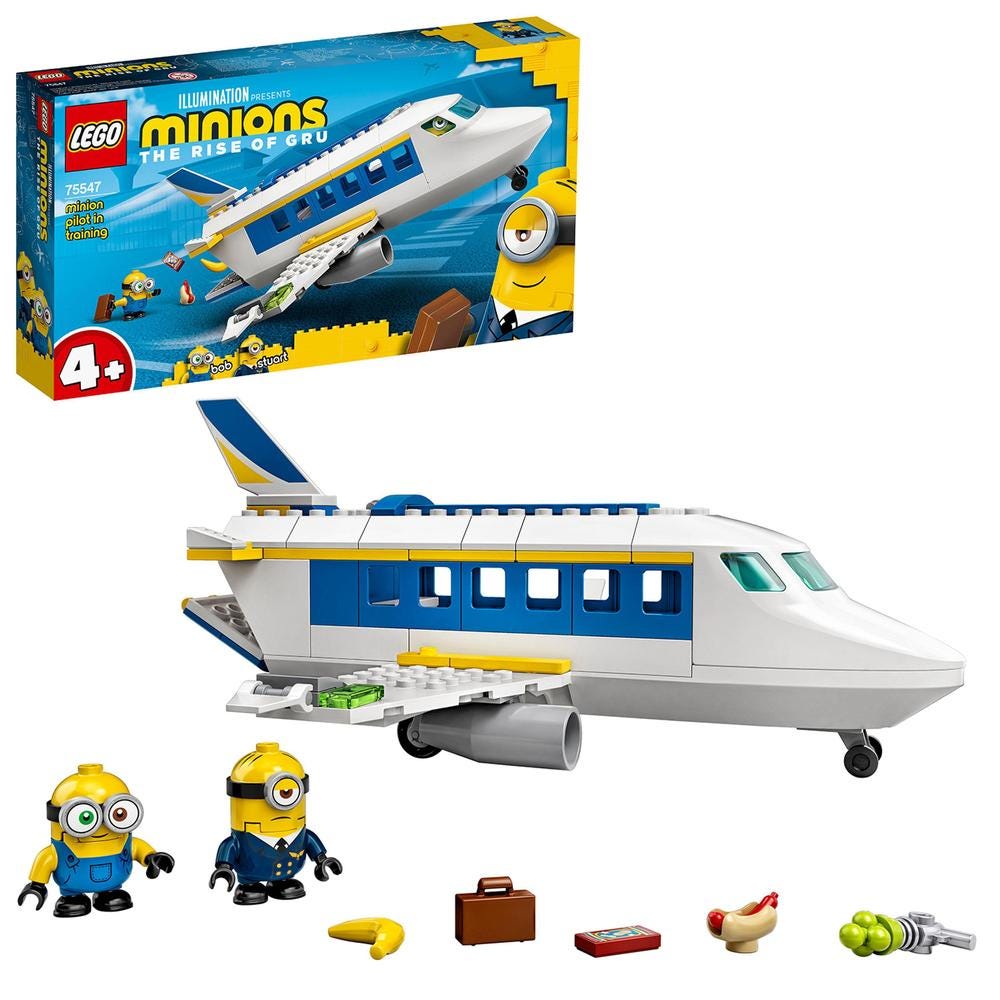 LEGO(r) 75547 4+ Minions Pilot in Training Plane Toy