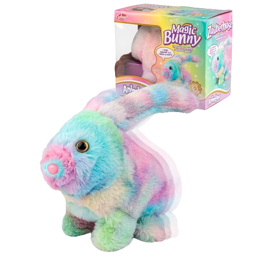 Rainbow bunny plush deals