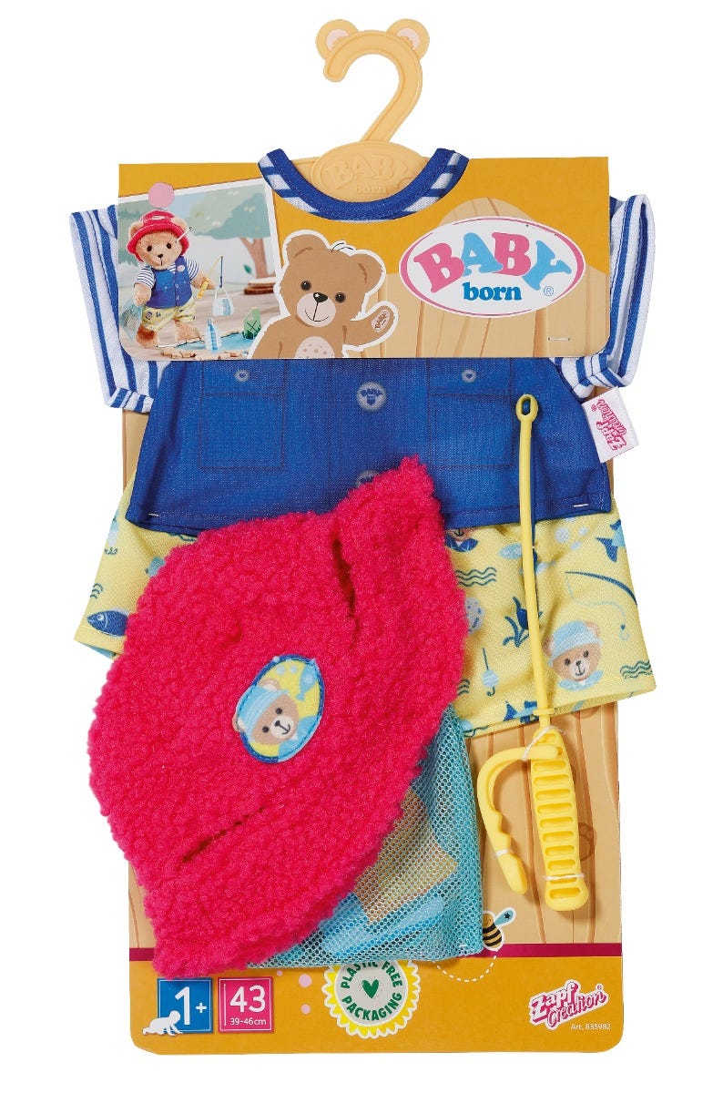 Baby Born Bear Fisherman Outfit