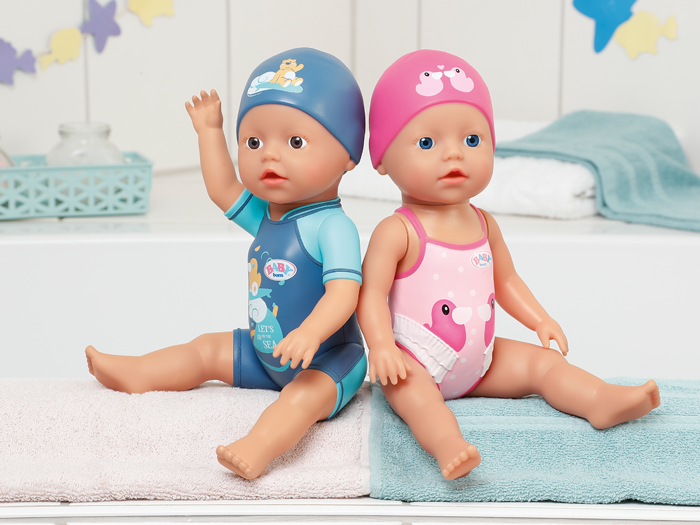 Swimming doll baby hotsell