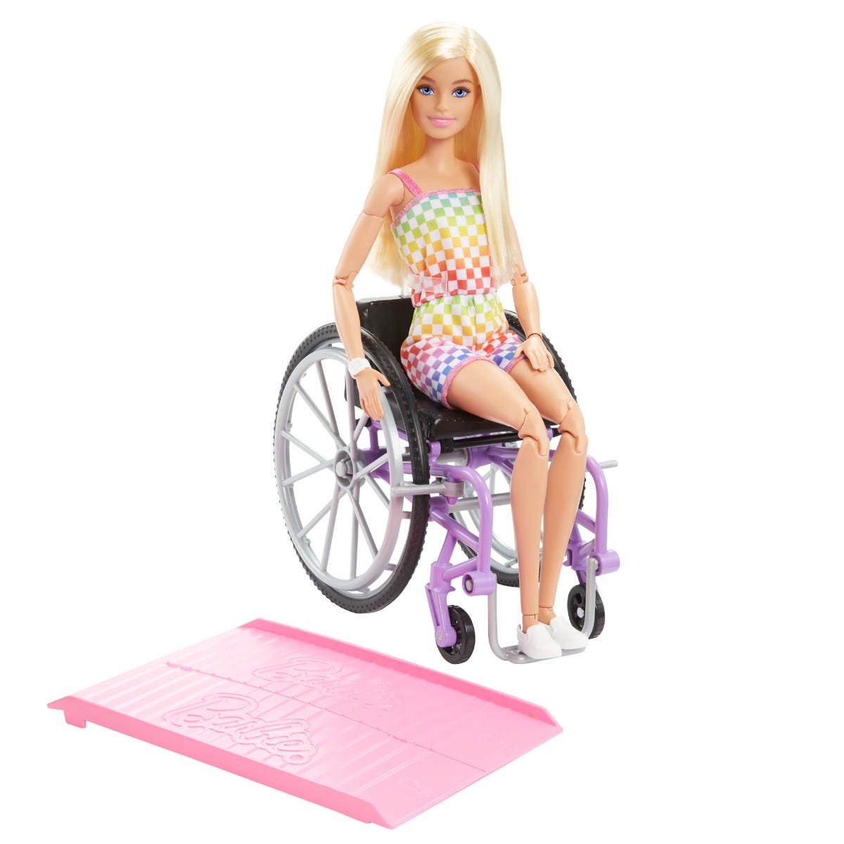 Barbie Doll #194 with Wheelchair and Ramp Blonde