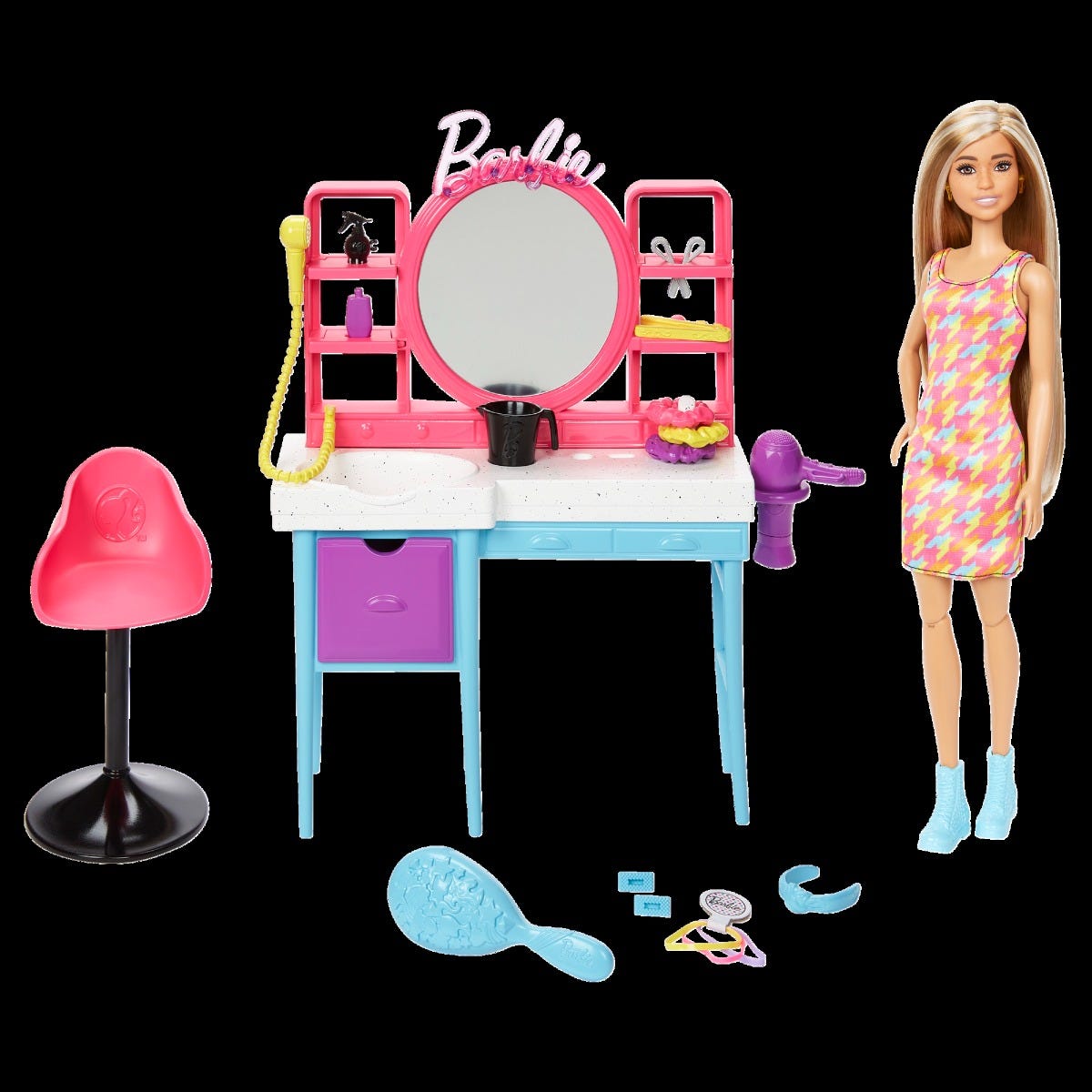 Barbie Hair Salon and Doll