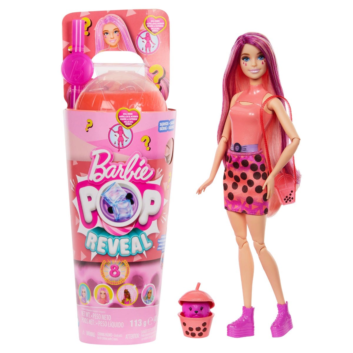 Barbie Pop Reveal Doll Mango Mochi Bubble Tea