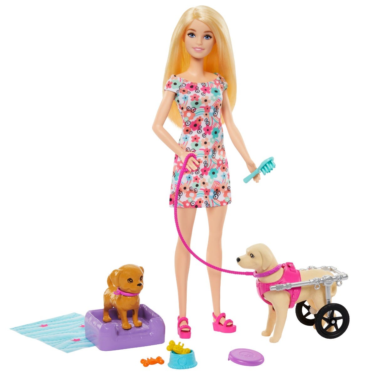 Barbie Walk And Wheel Playset