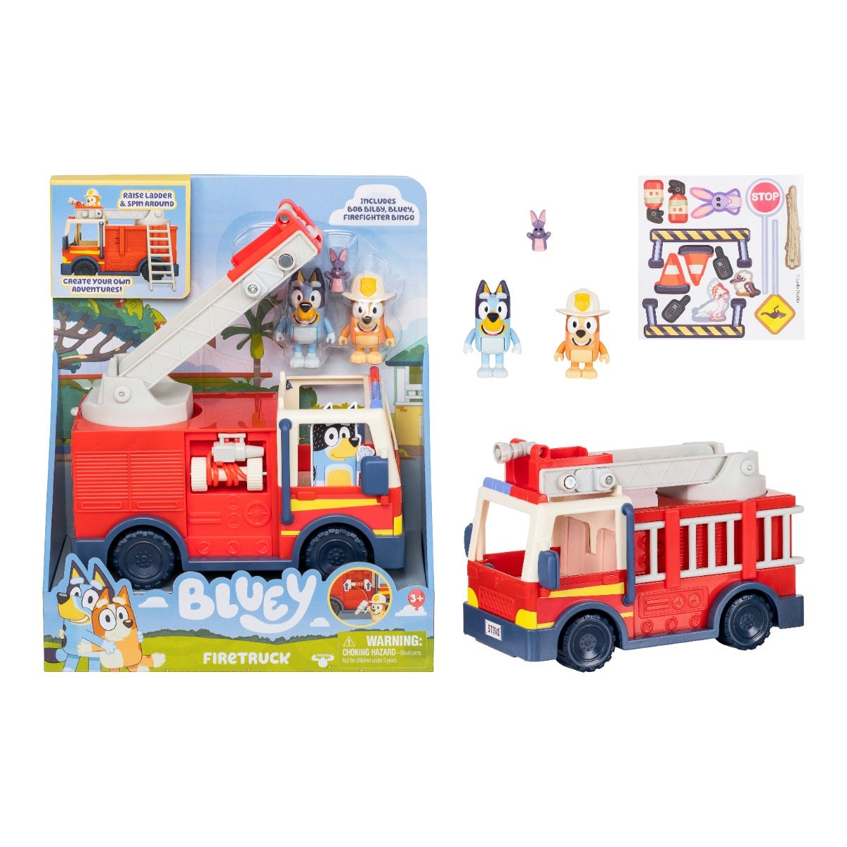 Bluey Bingo Fire Truck