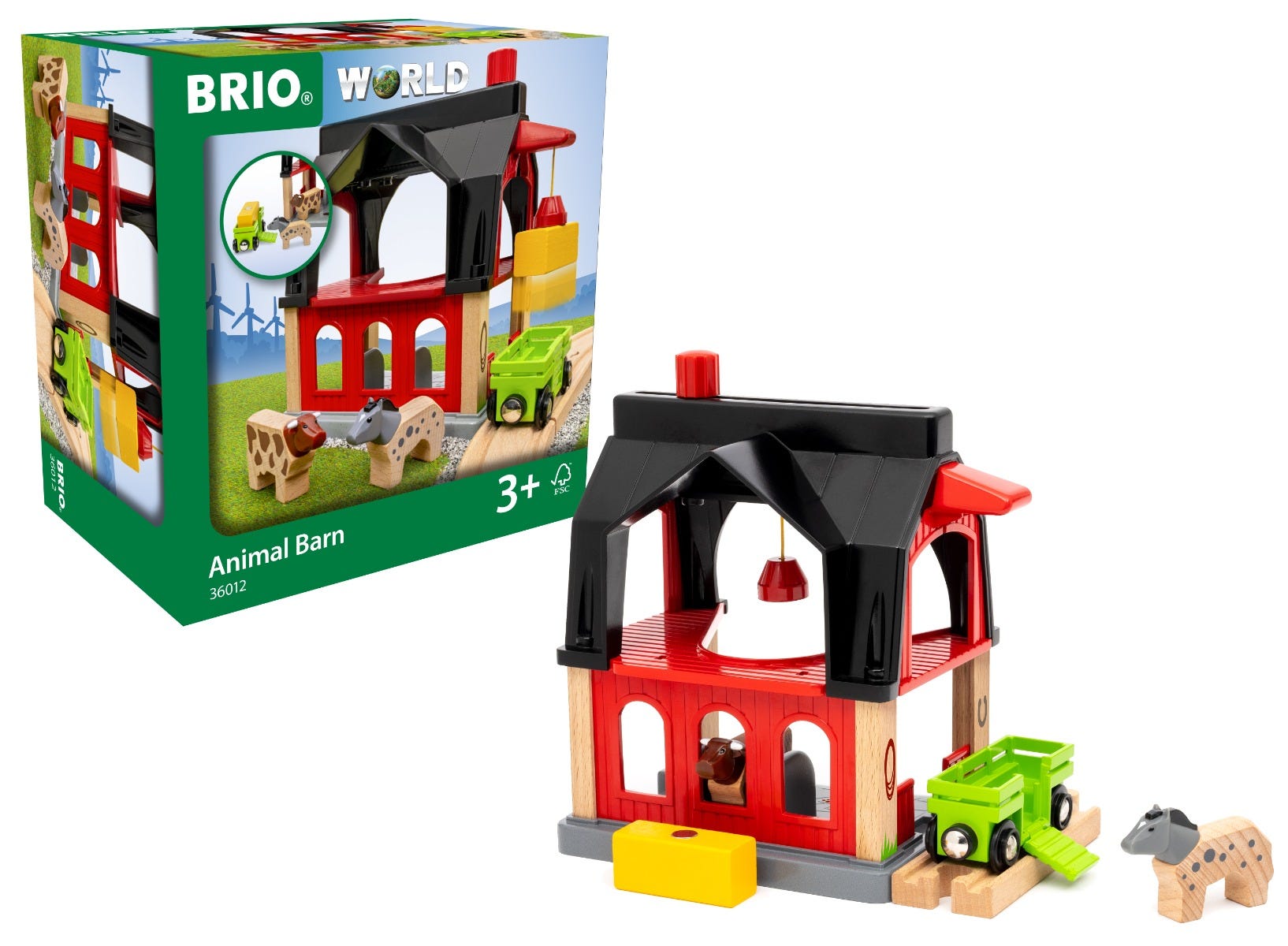Photos - Toy Car BRIO World - Animal Barn 