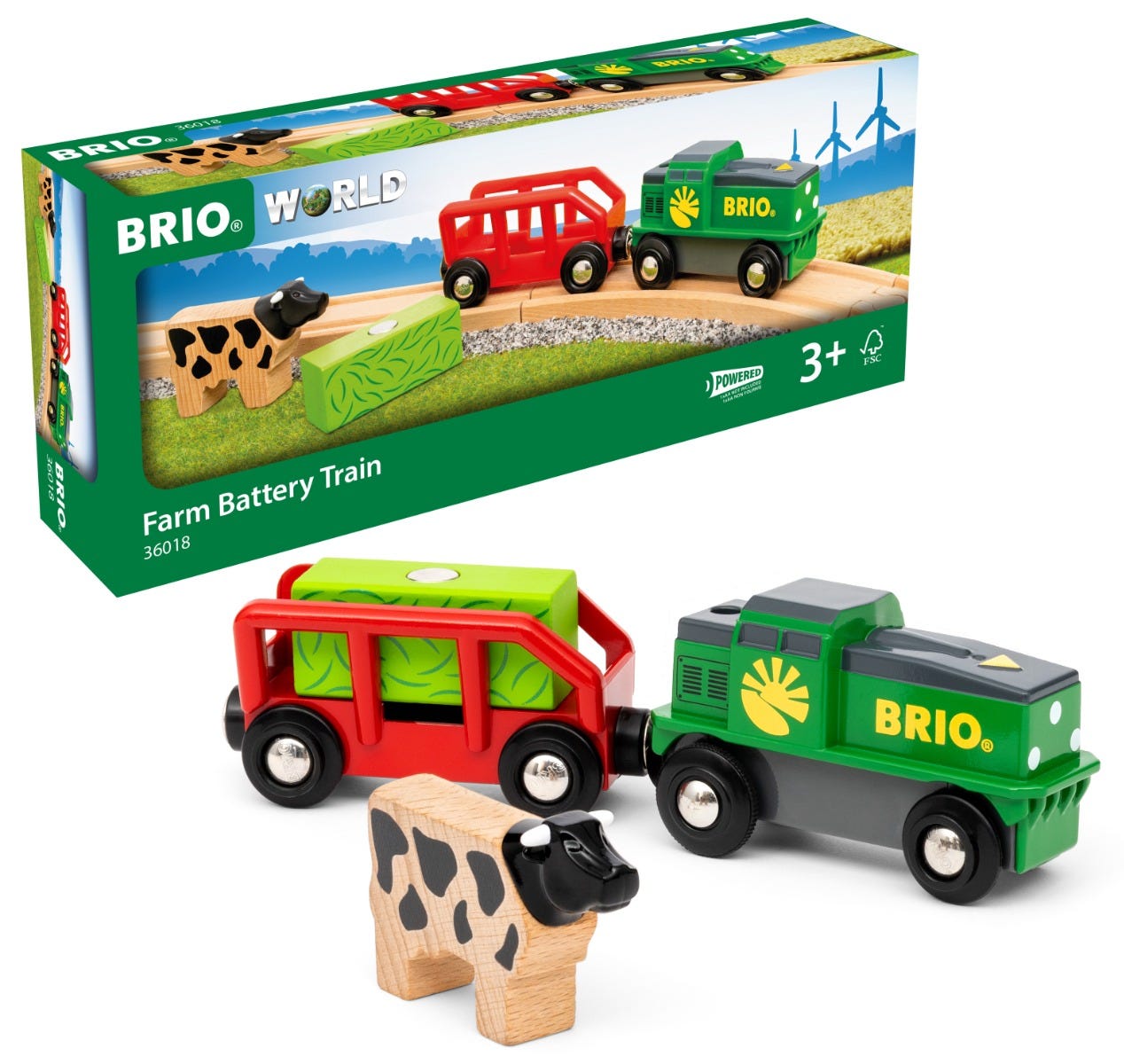 Brio World - Farm Battery Train