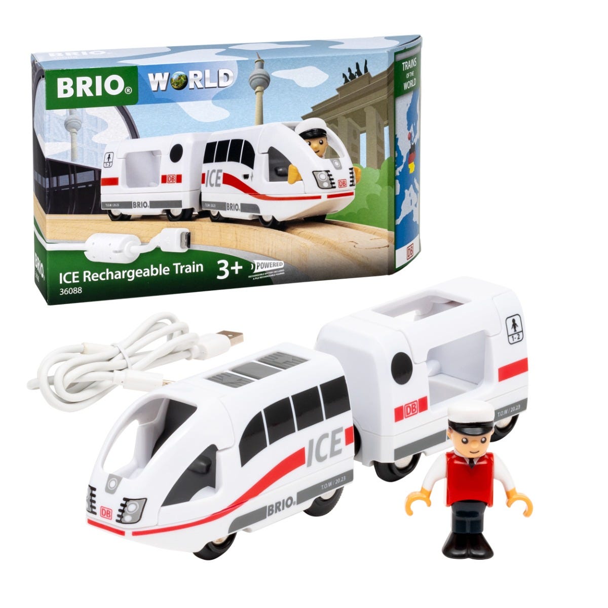 Brio World Trains Of The World Ice Rechargeable Train
