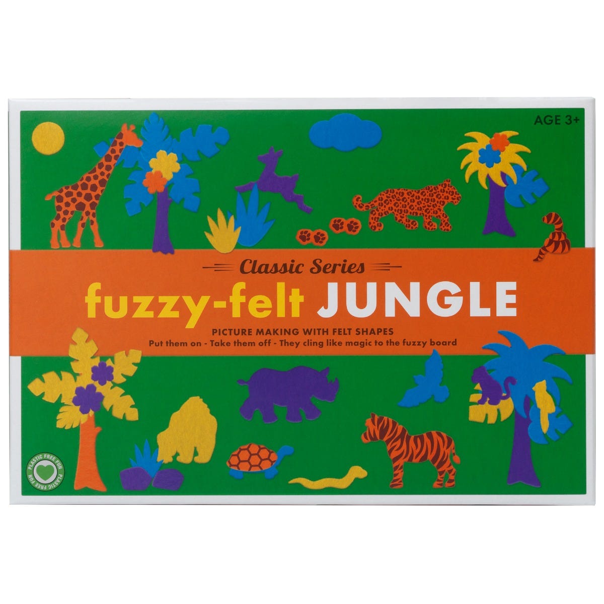 Classic Fuzzy Felt Retro Jungle