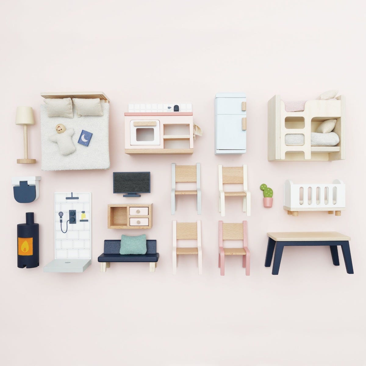 Complete Dolls House Furniture Set